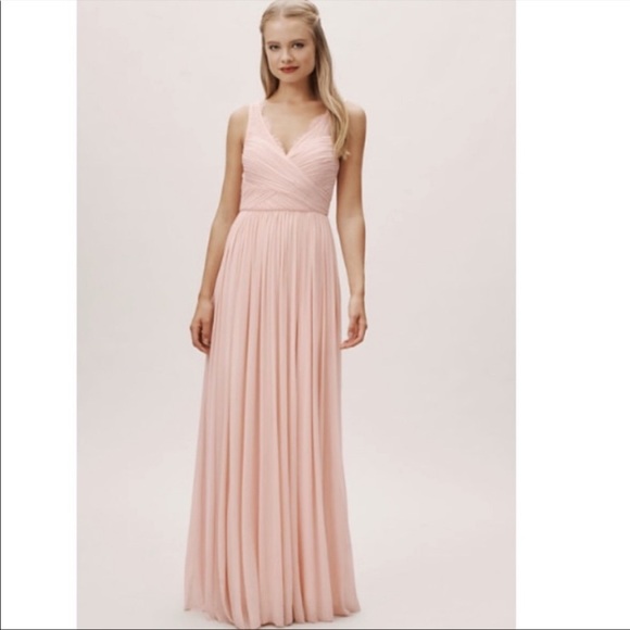 BHLDN Dresses & Skirts - NWT BHLDN Nouvelle Fleur Blush Bridesmaid Dress
